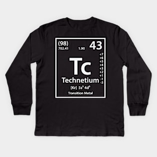 Technetium Element Kids Long Sleeve T-Shirt